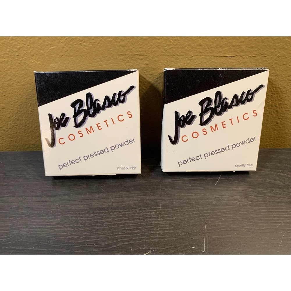 Joe Blasco Perfect Pressed Powder Set Of 2  - Ebony Finish .635‎ oz